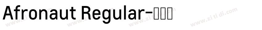 Afronaut Regular字体转换